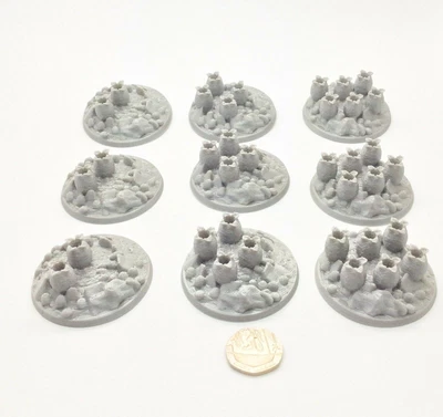 X9 Bio Terrain Objective Markers Alien Gaming Terrain Scenery Wargames Uk Made • £14.97