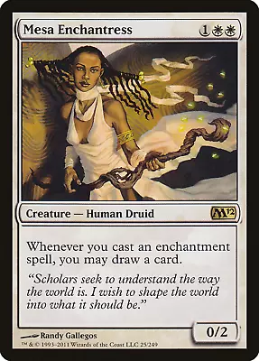 Mesa Enchantress [Magic 2012] Magic MTG • $1.65