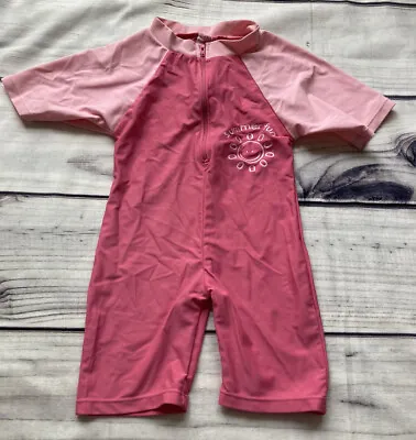 Girls UV Sun Protection Sun Suit 18-24 Months From Water Kids • £3.50
