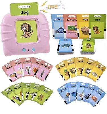 Talking Flash Cards Early Educational Toys Learning Machine Speaking Flash Card • £9.99