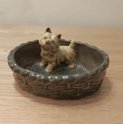 Wade Cat And Puppy Dishes - CAIRN 1974 - 1981 Cairn Puppy Standing • £5