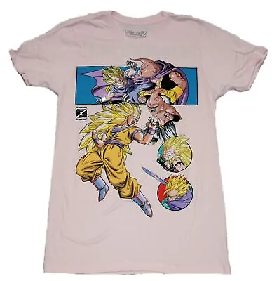 Dragon Ball Z New Adult T-Shirt - Majin Buu Saga Action Front Episodes Bac • $28.98