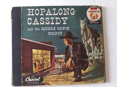 1950 Hopalong Cassidy And The Square Dance Holdup. Capitol Records. Book Record • $9.99
