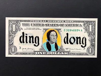 £35 • Buy Wizard Of Oz Urban Art Dollar By Tapirart Dismaland Banksy Stik Pure Evil
