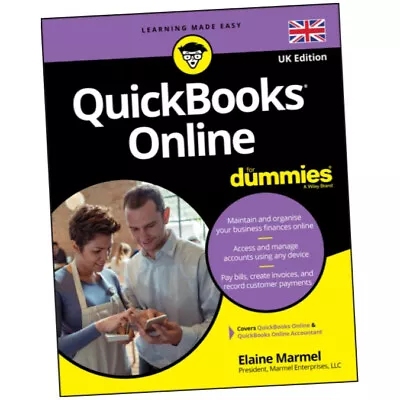 QuickBooks Online For Dummies UK Edition - E Marmel (2019 Paperback) BRAND NEW • £16.25
