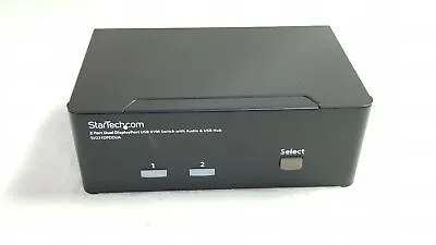 WITHOUT PSU! Startech Sv231dpddua 2 Port Dual DisplayPort USB KVM Switch • £29.99