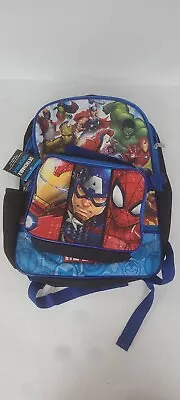 Marvel Super Heros Backpack & Lunchbag Nwot • $15.27