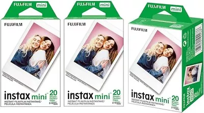 60 NEW Fujifilm Instax Mini Instant Film Sheets For Fuji Mini 9 11 12 90 Cameras • $48