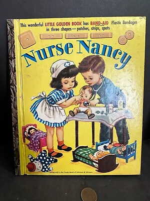 Little Golden Book Nurse Nancy 1952 First Printing First Edition No Bandaids • $8.50