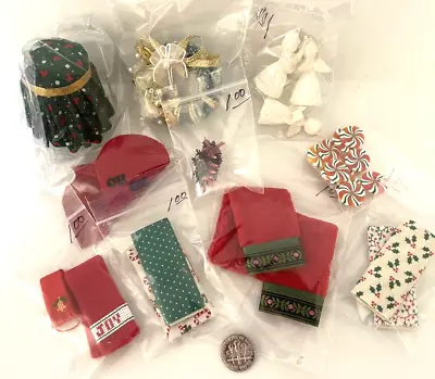 $10 • Buy Grab Bag Of  1:12  Scale Dollhouse Miniature  Christmas Goodies  [7]