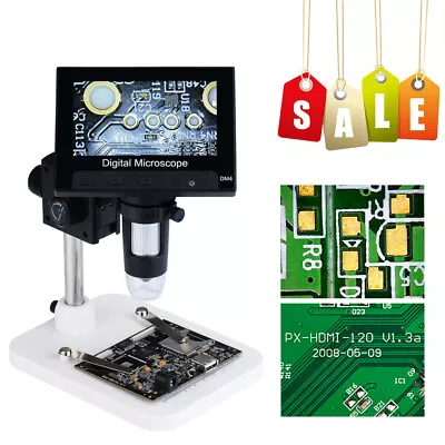 1000X 4.3  LCD Screen Digital Electronic Microscope Magnifier Camera W/ 8 LED • $43.98