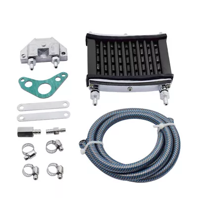 Oil Cooler Cooling Radiator For 50cc 70cc 90 110cc 125cc Dirt Pit Bike ATV Black • $29.99