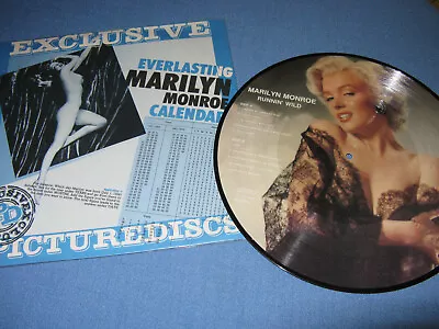 MARILYN MONROE RUNNIN' WILD PICTURE DISC CALENDAR 1985 Ncb AR 30038 DENMARK POP • $16.75