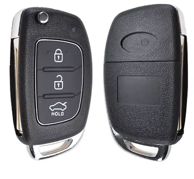 $8.42 • Buy Remote Flip Key Cover Case Shell Blank For Hyundai Santa Fe IX I20 I30 3 Button