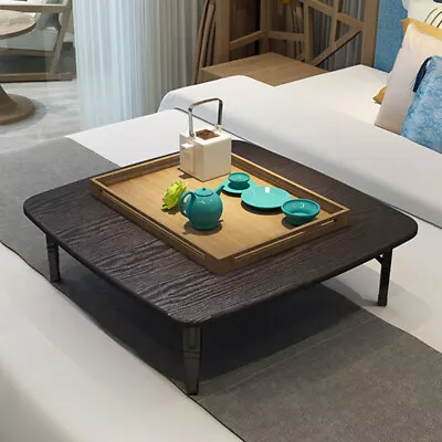 60/70/80cm Large Foldable Japanese Coffee Table Tatami Table Floor Sitting Desk • £22.95