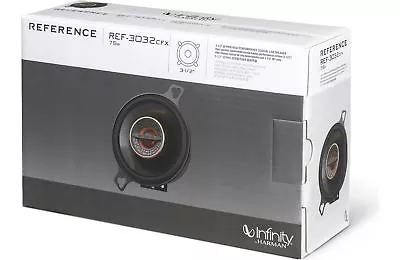 INFINITY REFERENCE 3-1/2  75W 2-Way 3 Ohm Car Speakers Mid/tweeter  REF-3032CFX • $59.95