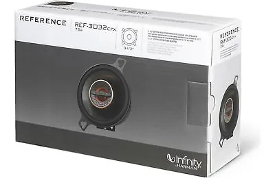 $99.95 • Buy INFINITY REFERENCE REF-3032CFX 3-1/2  2-Way Car Speakers 75W 3 Ohms Mid/tweeter 