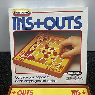 £7.99 • Buy Spears Ins + Outs 1984 Vintage Strategy Board Game Complete Very Good Condition