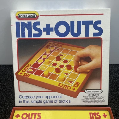 £7.99 • Buy Spears Ins + Outs 1984 Vintage Strategy Board Game Complete Very Good Condition
