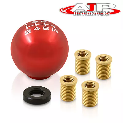 For Jeep M10X1.25 6SPD Round Shift Knob Lever Threaded Adapter Kit Automatic Red • $12.99