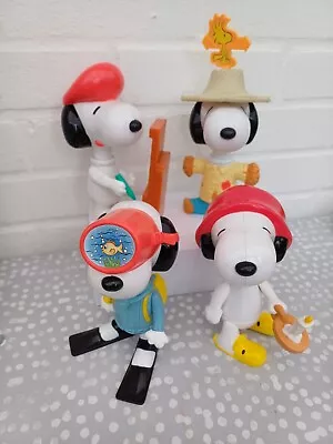 Large Snoopy X 4 McDonald's Happy Meal Toys Lot • £9.99