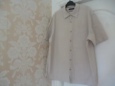 £4.99 • Buy Men's BHS ATLANTIC BAY Shirt Short Sleeved XL
