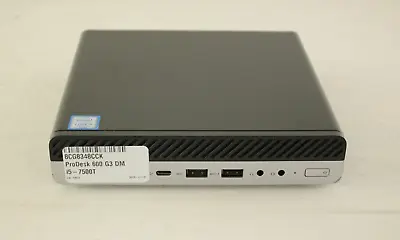 HP ProDesk 600 G3 DM W/ Core I5-7500T CPU - 8GB RAM - No Drive Adapter Or OS • $69.99