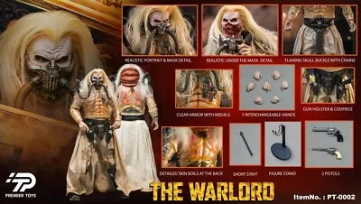 Premier Toy 1/6th PT0002 Mad Max The Warlord Collectible Figure New Toy In Stock • $365.75