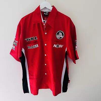 Holden HSV Mobil 1 Racing Team Button Up Shirt - Mens Size 2XL - New With Tags • $44.90