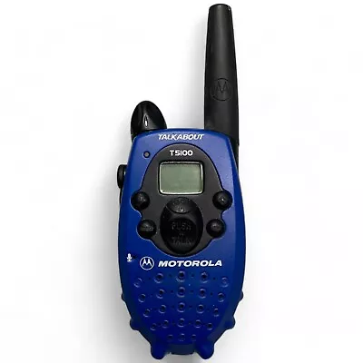 FOR PARTS/REPAIR Motorola Talkabout T5100 2-Way Radio Cobalt Blue • $13.95