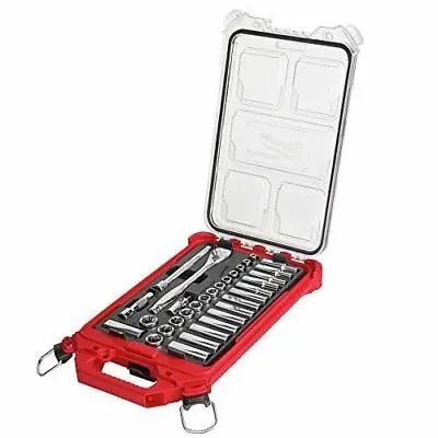 Milwaukee 48-22-9482 3/8 In Drive Ratchet & Socket Set Metric - 32 Pcs • $99.99