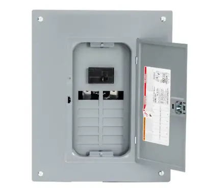 $113.89 • Buy Square D Main Breaker Plug-On Neutral Load Center 100 Amp 12-Space 24-Circuit