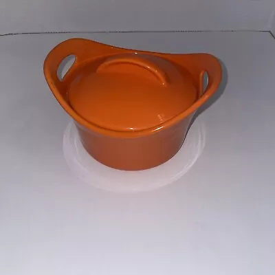 Rachel Ray 18oz Orange Lidded Oven Cassarole Dish  • $15.99