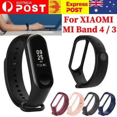 For Xiaomi Mi Band 6/5/7 3/4 Band Strap Replacement Silicone Wrist Watchband AU • $9.34