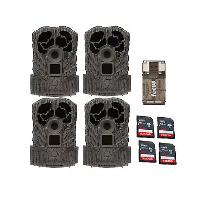 Stealth Cam Browtine 16MP Trail Camera With 32GB SD Card And Card Reader 4 Pack • $169.99