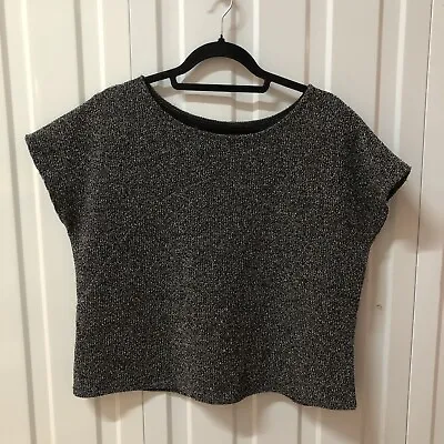 Kuwaii Melbourne Grey Knit Shell Top Size 12 • $35