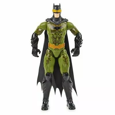 New DC 1st Edition 12  Posable Green Camo BATMAN Creature Chaos Action Figure • $22.99
