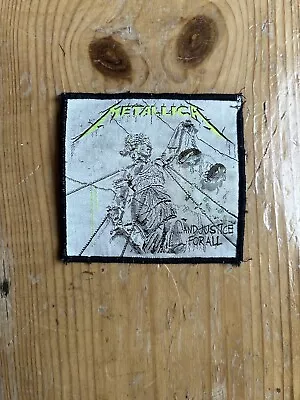 Metallica And Justice For All Patch Megadeth Heavy Metal Diamond Head • $2.53