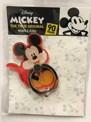 New Disney Mickey Mouse Red MOBILE PHONE RING Holder Imported From Japan • $12.99