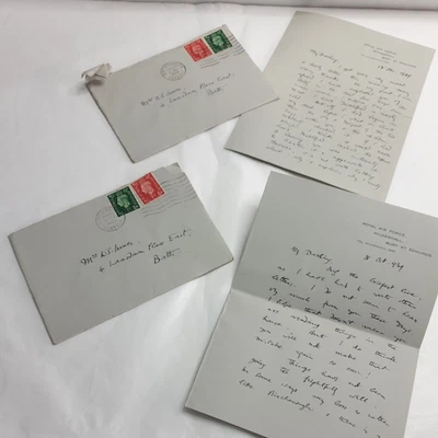 £9 • Buy WWII Letters 4 Lansdown Place East , Bath RAF Mildenhall St Edmunds Handwritten 