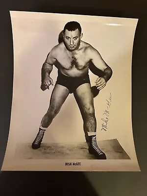 Irish Mike McGee Vintage Wrestling 8 X 10 Auto Autograph Sign Picture • $24