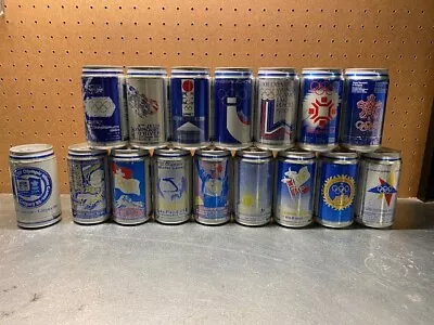 Amazing! Complete Set 16 Labatt Blue Light Beer Cans Calgary 1988 Olympics • $69.99