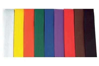 Cimac Karate Belt Adult Martial Arts Belt Kids Judo Belt 240cm 280cm 320cm Belts • £7.99