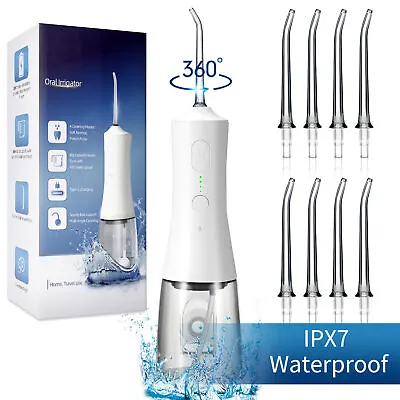 View Details WATERPIK Cordless Water Flosser Dental Oral Irrigator Teeth Cleaner 8 Jet Tips • 33.49$