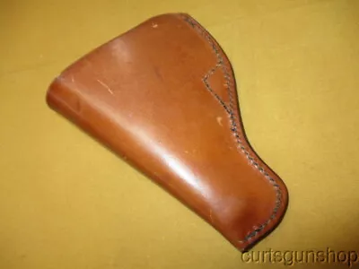 Vintage Bianchi Right Hand Clip Belt Brown Leather Holster No W32 • $50