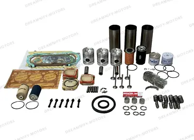 For Massey Ferguson 135 230 235 Complete Engine Rebuild Kit Perkins 3.152 Diesel • $341.32