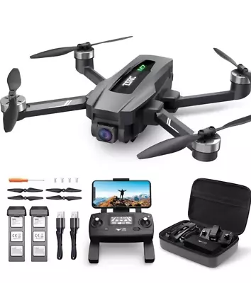 GPS Drone With 4K UHD Camera For Adults TSRC Q7 Foldable FPV RC Quadcopter • $49.99