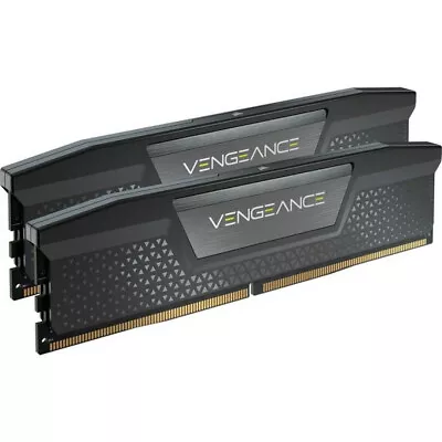 Corsair Vengeance 32GB (2x16GB) DDR5 4800MHz Ram Memory Kit Black • £107.06