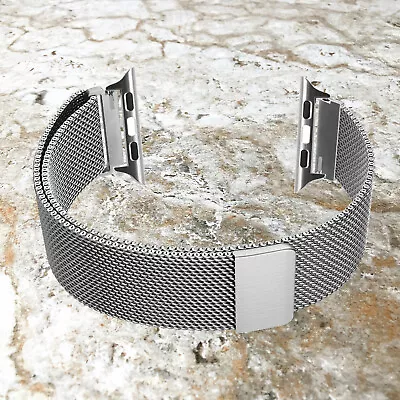 Silver Color Milanese Band For Apple Watch 7 6 5 4 3 2 SE 38mm 40 41 42 44 45mm • $25.99