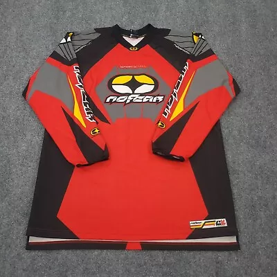 VINTAGE No Fear Shirt Mens XXL Red Elektron Supercross Motocross Jersey Y2K • $86.66